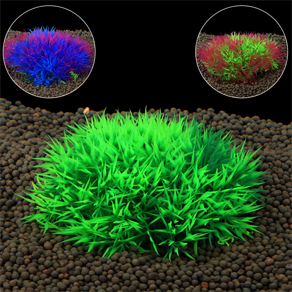 Aquarium Plant Design - Künstliches Wasserpflanzen-Dekor für Aquarien, Fischbecken-Landschaftsgestaltung, Plastik-Wasserpflanzen