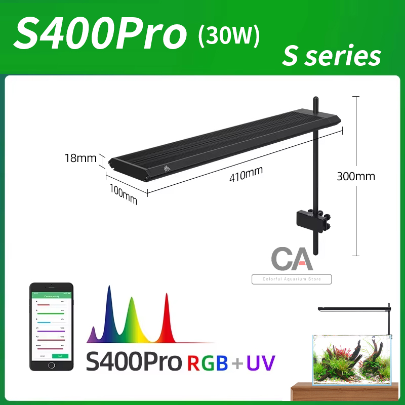 Aquarium Planted Tank Substrate - WEEK AQUA S Serie RGB+UV Vollspektrum