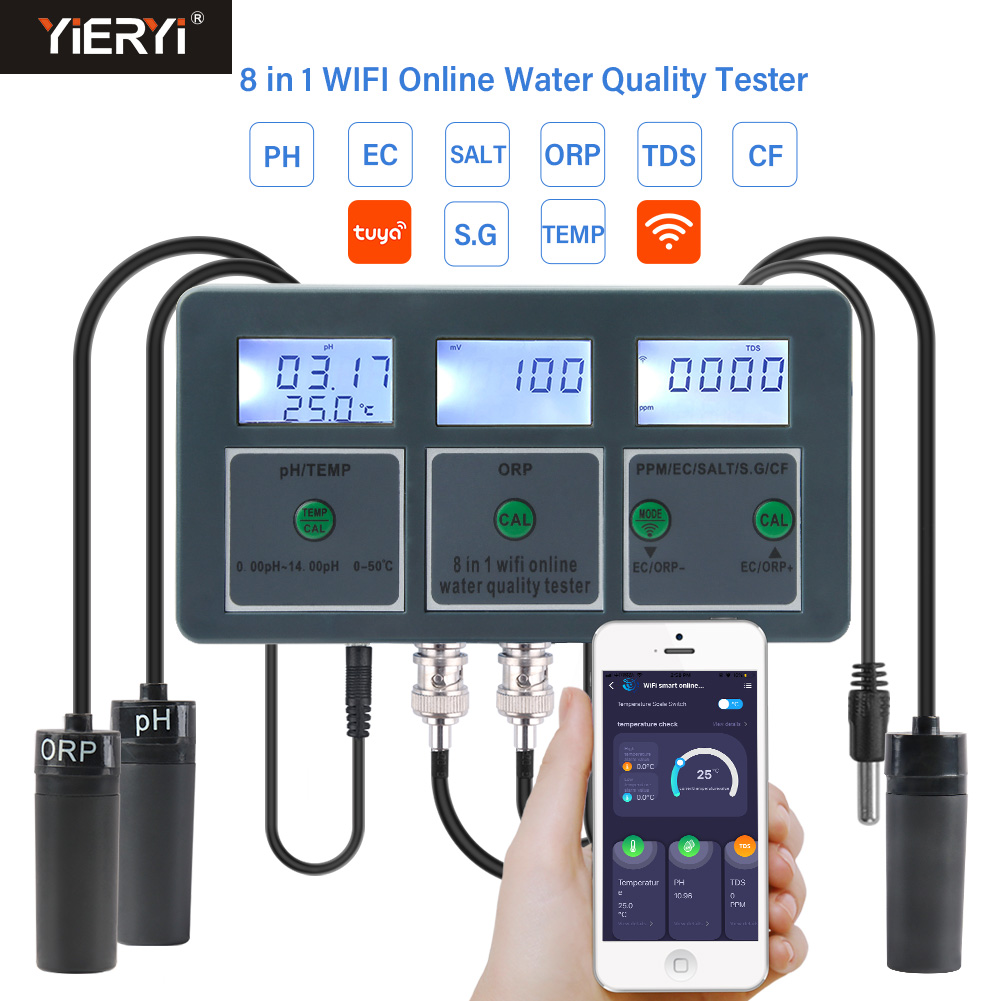 Planted Aquarium Test Kit - WiFi Tuya Smart PH Meter Datenlogger
