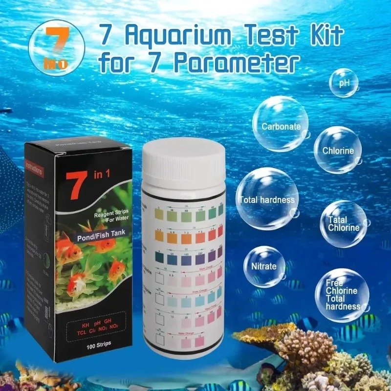 Planted Aquarium Test Kit - Bestseller Aquarium-Teststreifen PH-Teststreifen Wasserqualität Fischbecken-Teststreifen PH-Kit