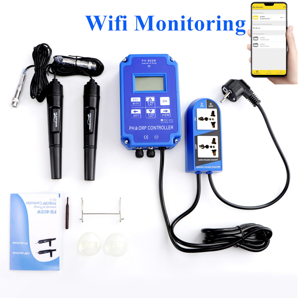 Planted Aquarium Test Kit - 2-in-1 PH ORP Controller PH-803W BNC