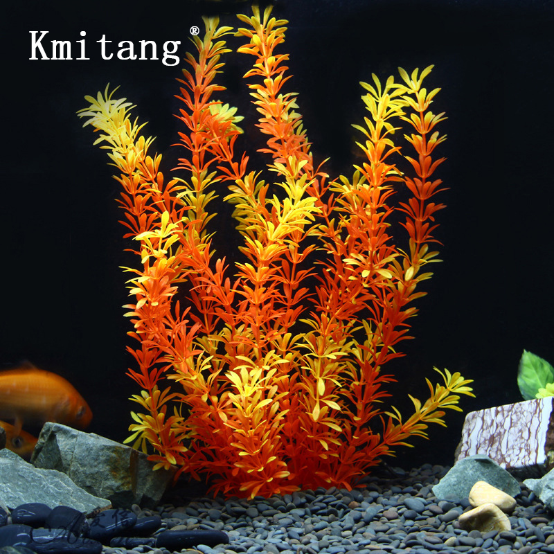 Aquarium Plant Design - 100cm Tropische Pflanzen, Große Künstliche Wasserpflanzen,