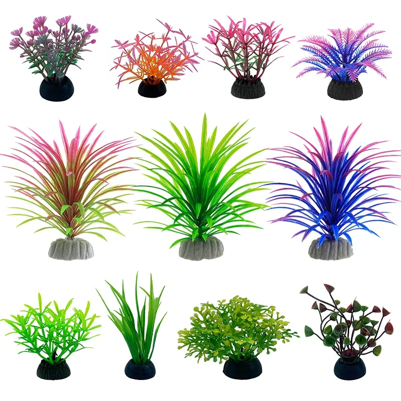 Aquarium Plant Design - PVC Aquarium dekorative Simulation künstliche Blätter