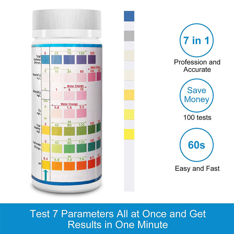 7-IN-1 Aquarium Test Streifen  – Planted Aquarium Test Kit Bewertung und Preis