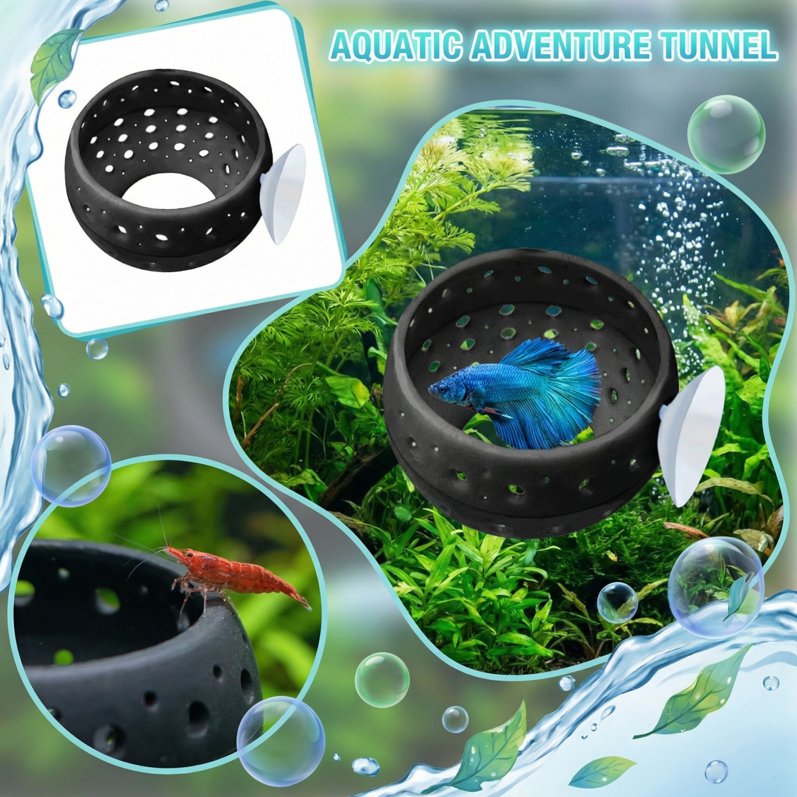 Betta Glühbirnen-Verstecktunne – Aquarium Plant Design Bewertung und Preis