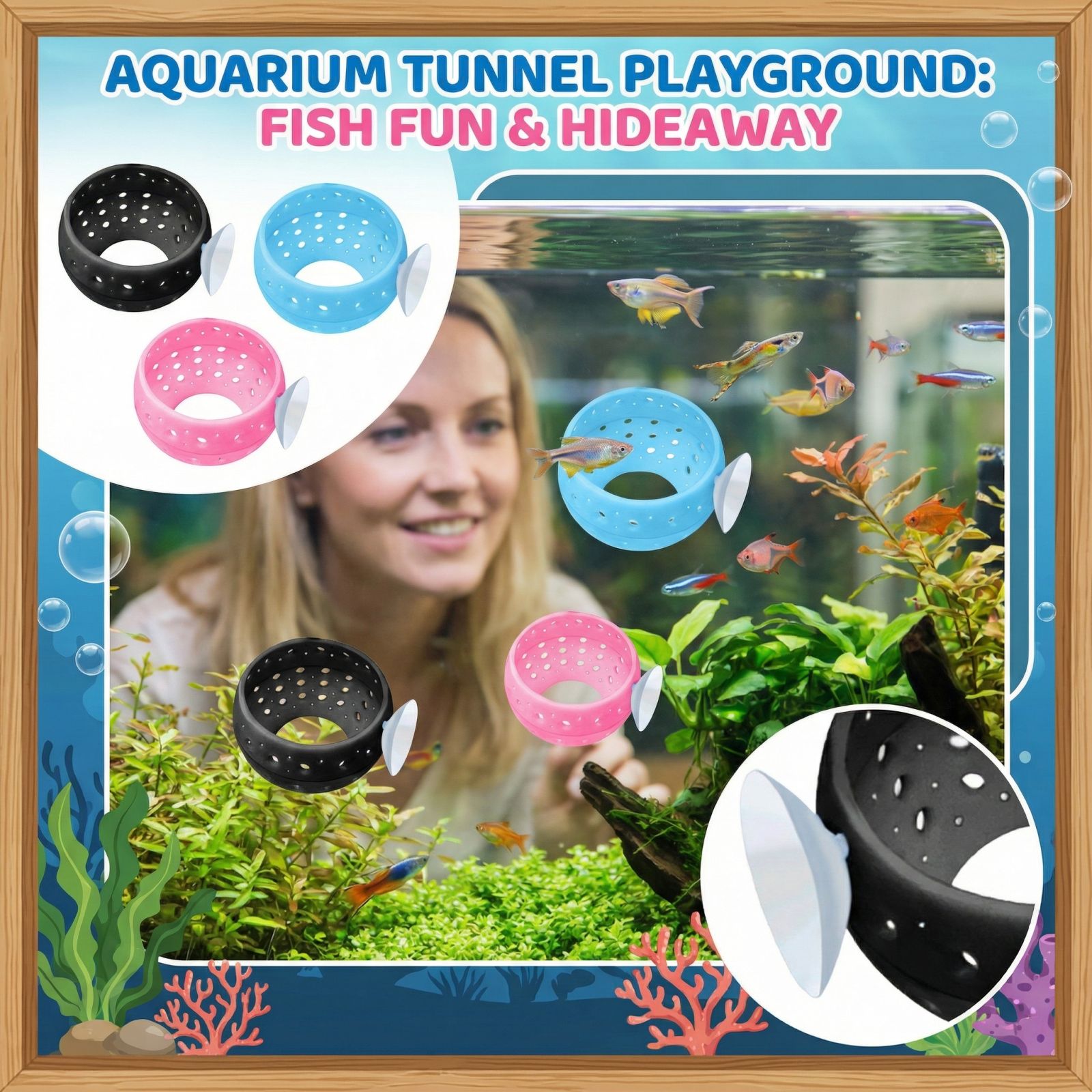 Betta Glühbirnen-Verstecktunne – Aquarium Plant Design Bewertung und Preis