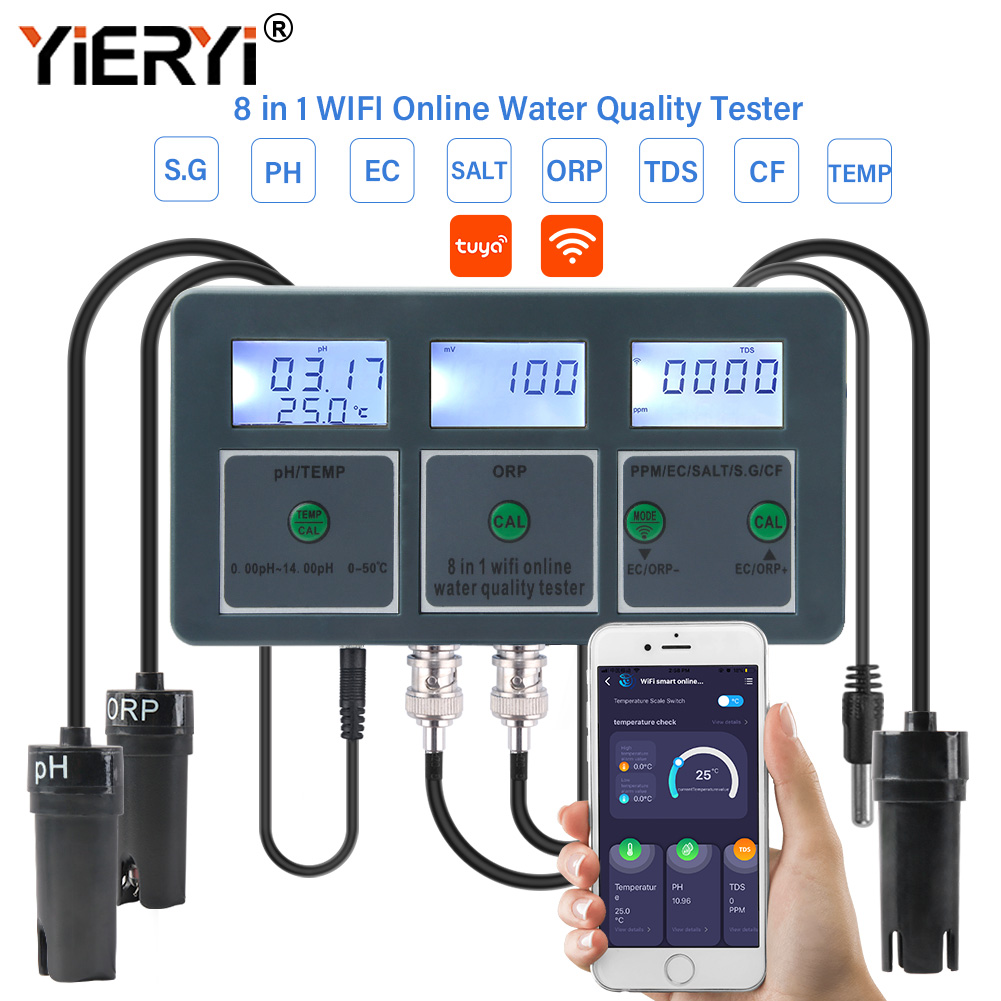 Yieryi WiFi Tuya Smart PH ORP  – Planted Aquarium Test Kit Bewertung und Preis
